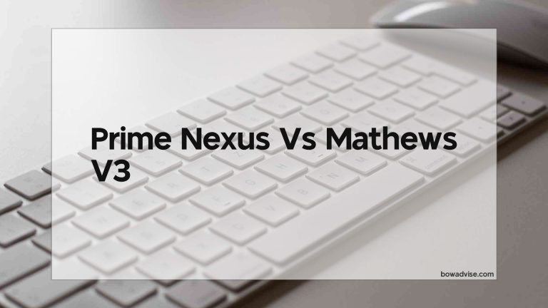 Prime Nexus Vs Mathews V3