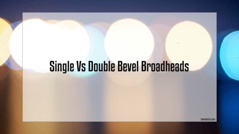 Single Vs Double Bevel Broadheads