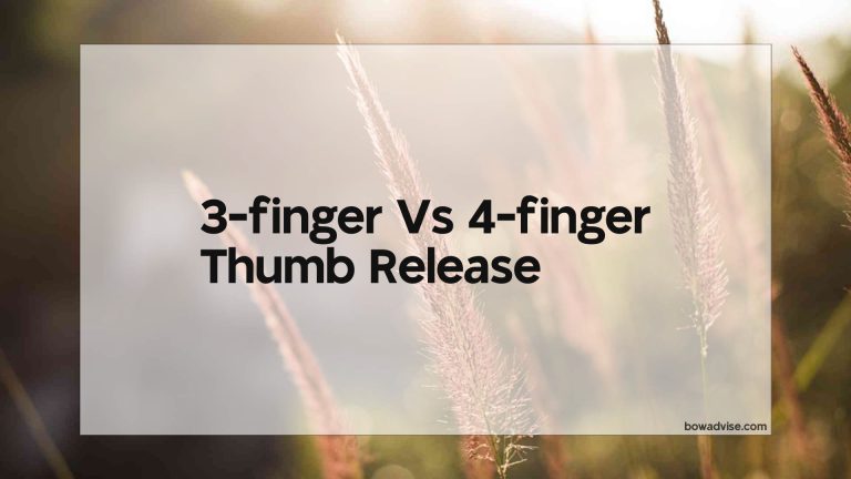 3-Finger Vs 4-Finger Thumb Release