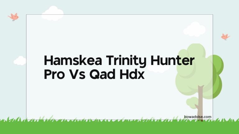 Hamskea Trinity Hunter Pro Vs Qad Hdx