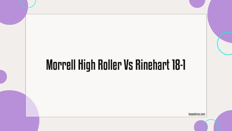 Morrell High Roller Vs Rinehart 18-1