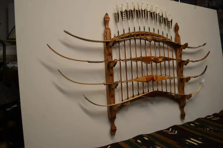 Bow And Arrow Holder for Wall