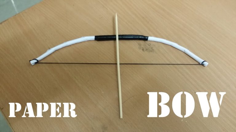 How to Make a Bow And Arrow Out of Paper