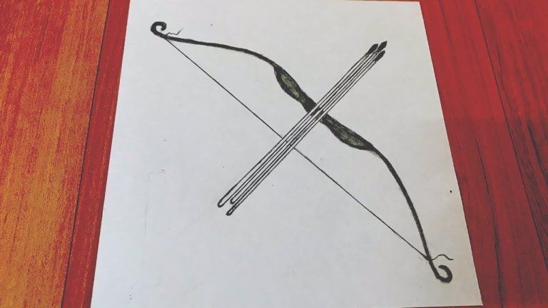 How to Draw a Bow And Arrow