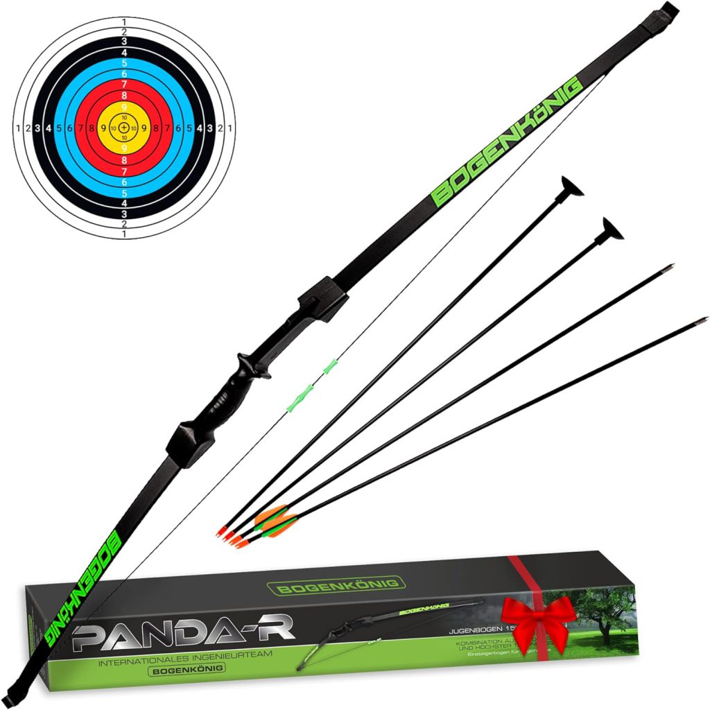 Archery Bow and Arrow for Children - Archery Set with Recurve Bow and Target - Bow and Arrow Set - 6.8 kg |15 lbs - Archery Bows for Beginners and Teenagers