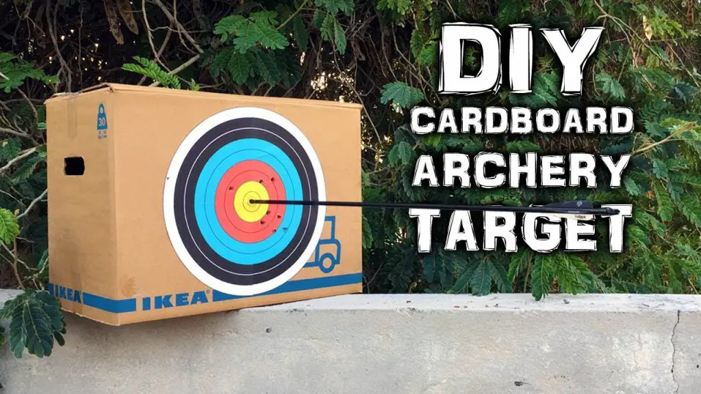 Diy Cardboard Archery Target