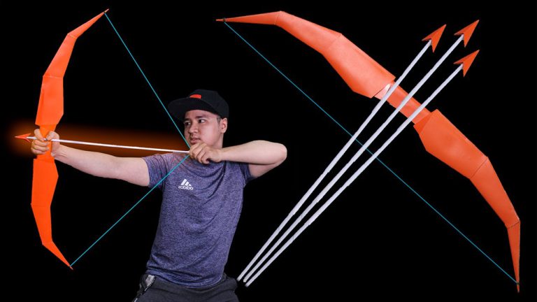 How To Make A Paper Bow And Arrows