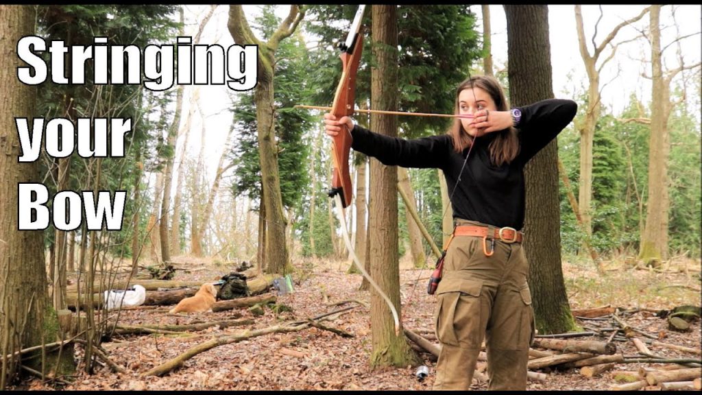 How To String A Bow Stringing A Recurve Bow