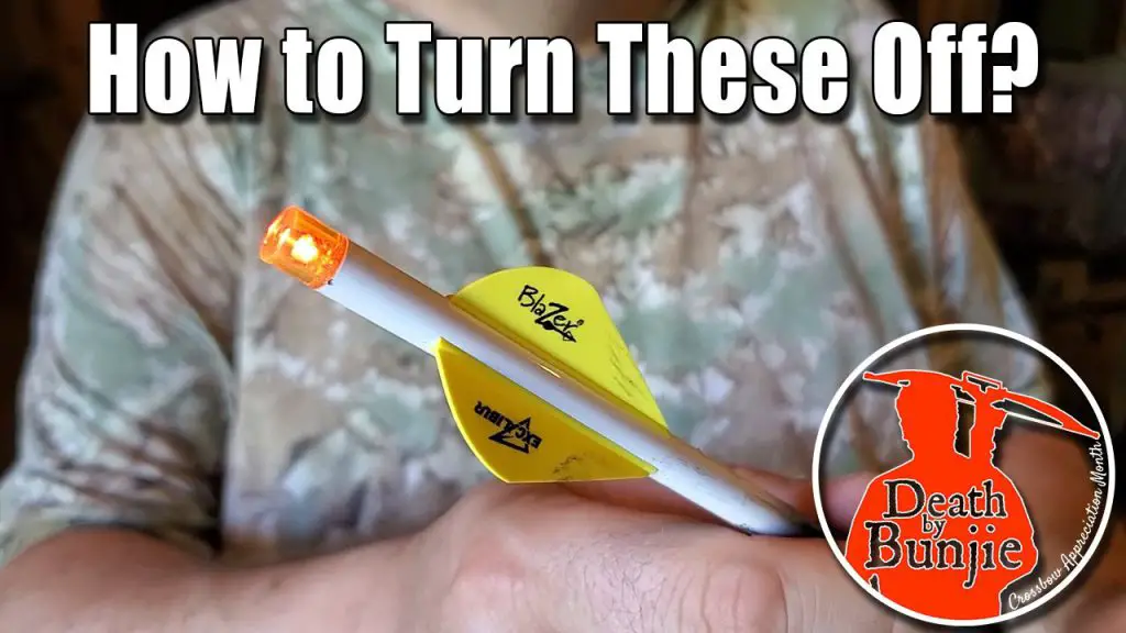 How To Turn Off Ravin Lighted Nocks