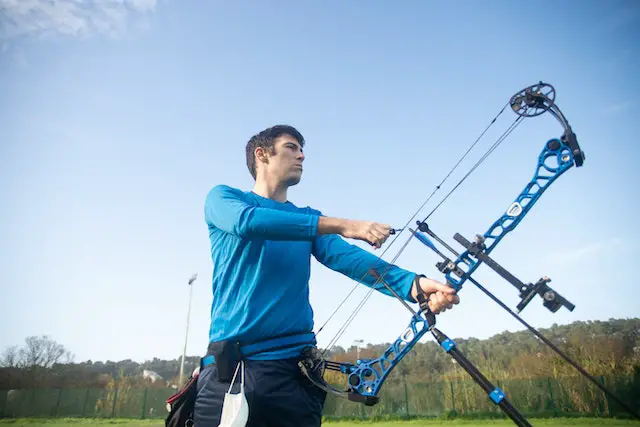 What Tool Can The Archer Use To Achieve Greater Accuracy When Shooting The Compound Bow?