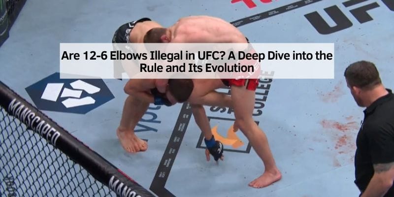 Are 12-6 Elbows Illegal in UFC