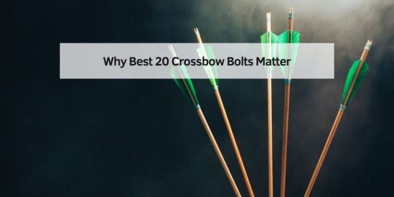 Why Best 20 Crossbow Bolts Matter
