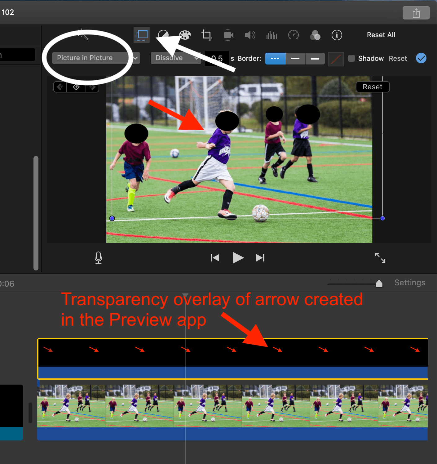 How to Add Arrows in Imovie