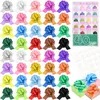 TUXIYA 40pc Large Pull Bows, 20 Colors