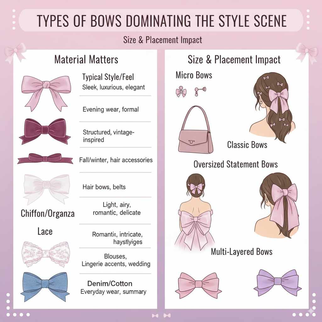 Types of Bows Dominating the Style Scene