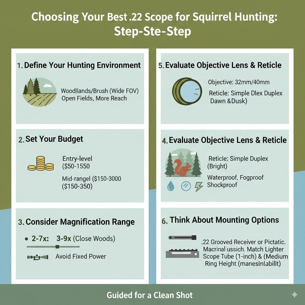 Best 22 Scope for Squirrel Hunting
