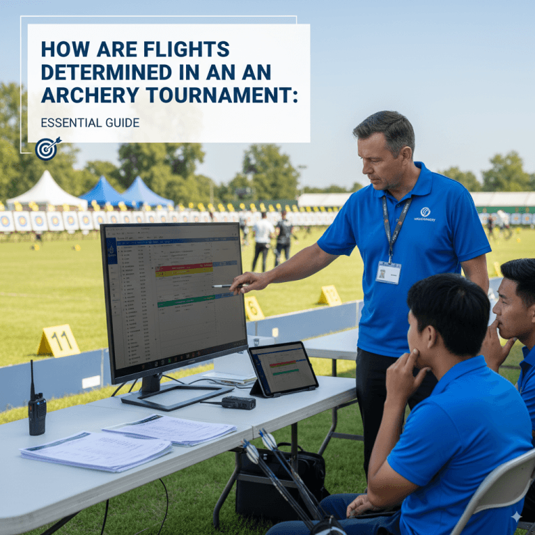 How Are Flights Determined In An Archery Tournament