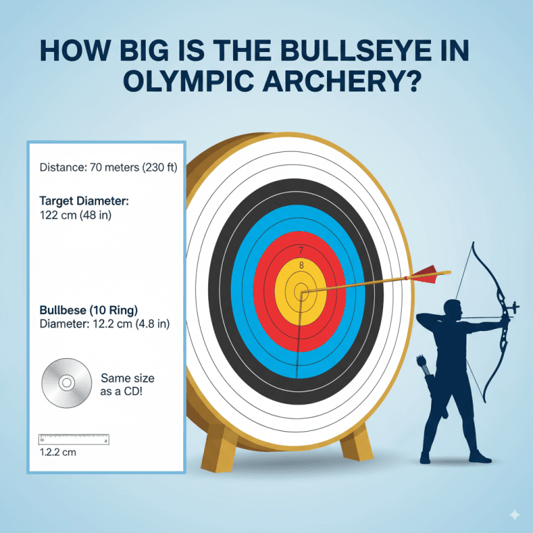 How Big is the Bullseye in Olympic Archery