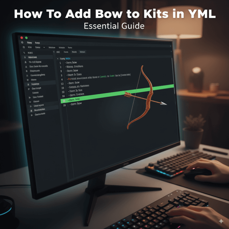How To Add Bow to Kits in YML