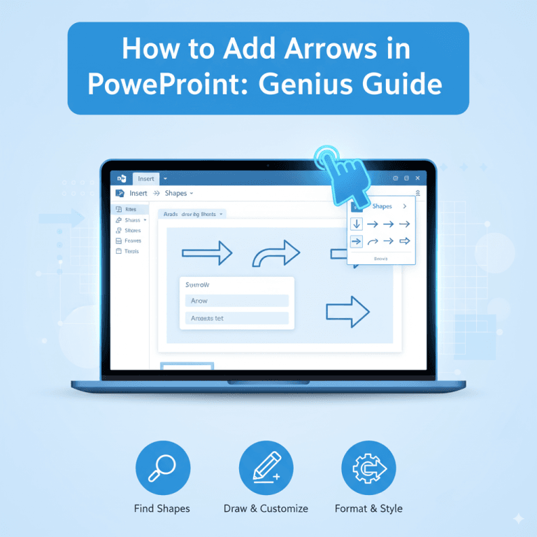 How to Add Arrows in PowerPoint