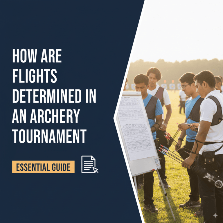 How Are Flights Determined In An Archery Tournament