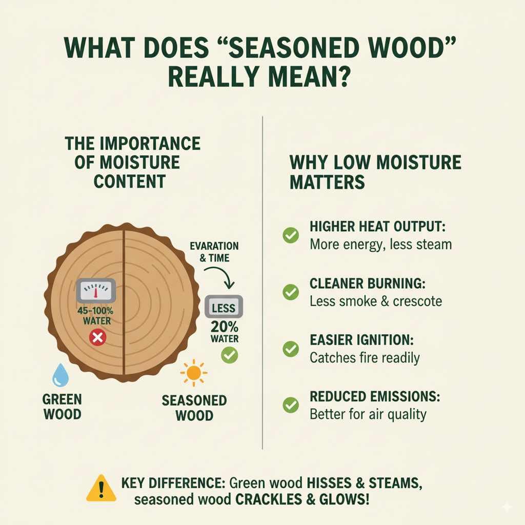 What Does "Seasoned Wood" Really Mean