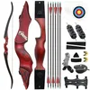 HANDBAIGE Left Hand Recurve Bow and Arrow Set