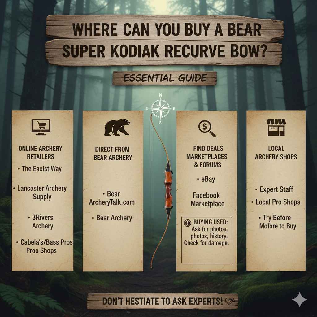 Where Can You Buy a Bear Super Kodiak Recurve Bow