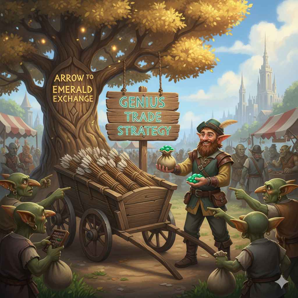 Can You Trade Arrows For Emeralds