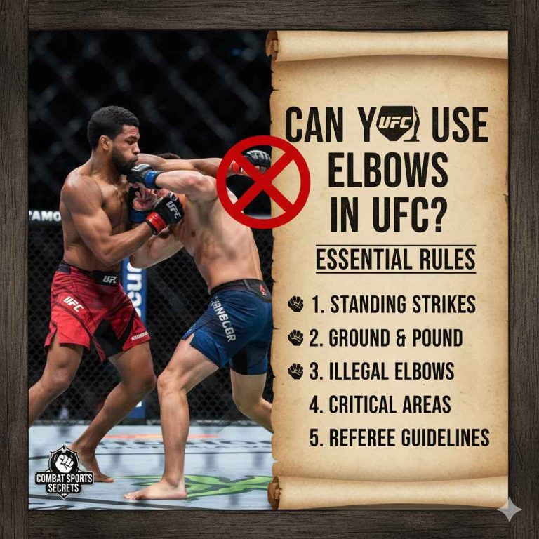 Can You Use Elbows In UFC
