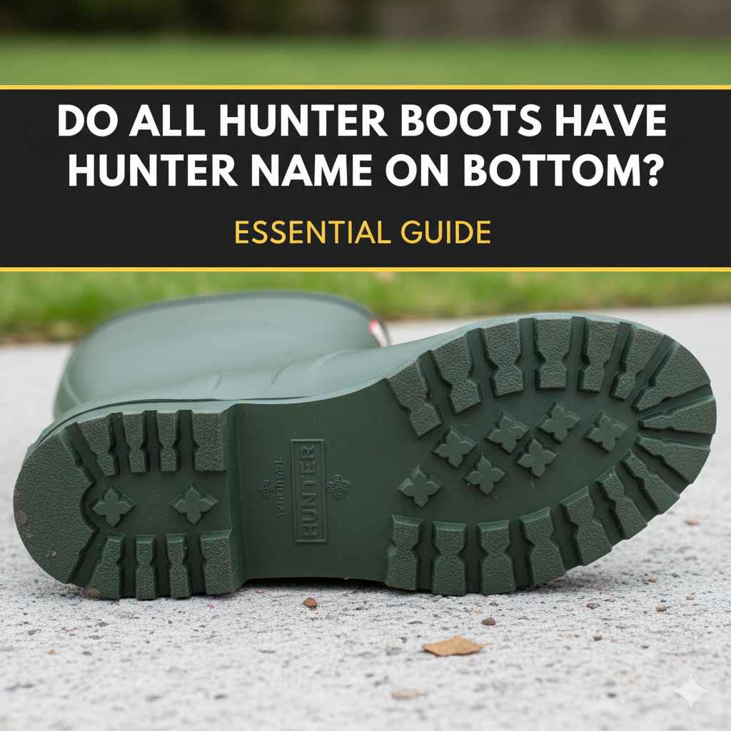 Do All Hunter Boots Have Hunter Name On Bottom