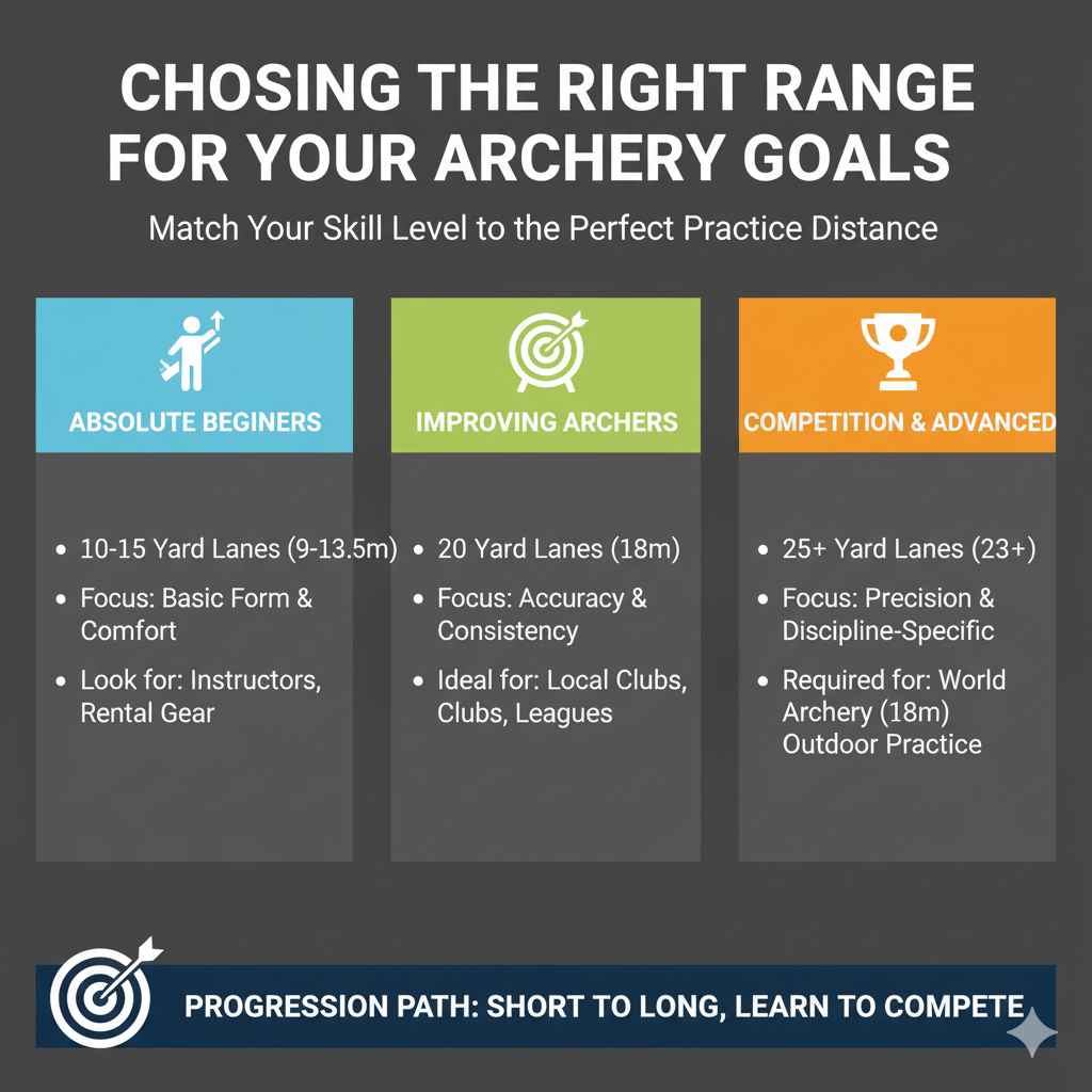 Choosing the Right Range for Your Archery Goals