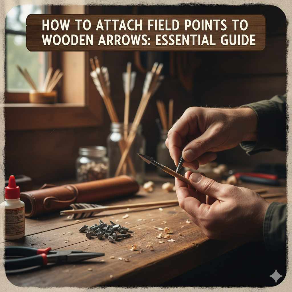 How To Attach Field Points To Wooden Arrows