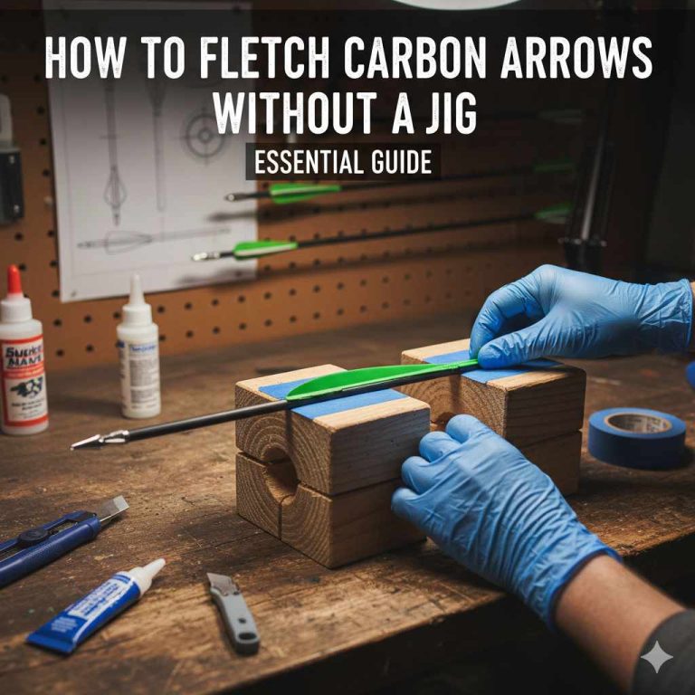 How To Fletch Carbon Arrows Without Jig