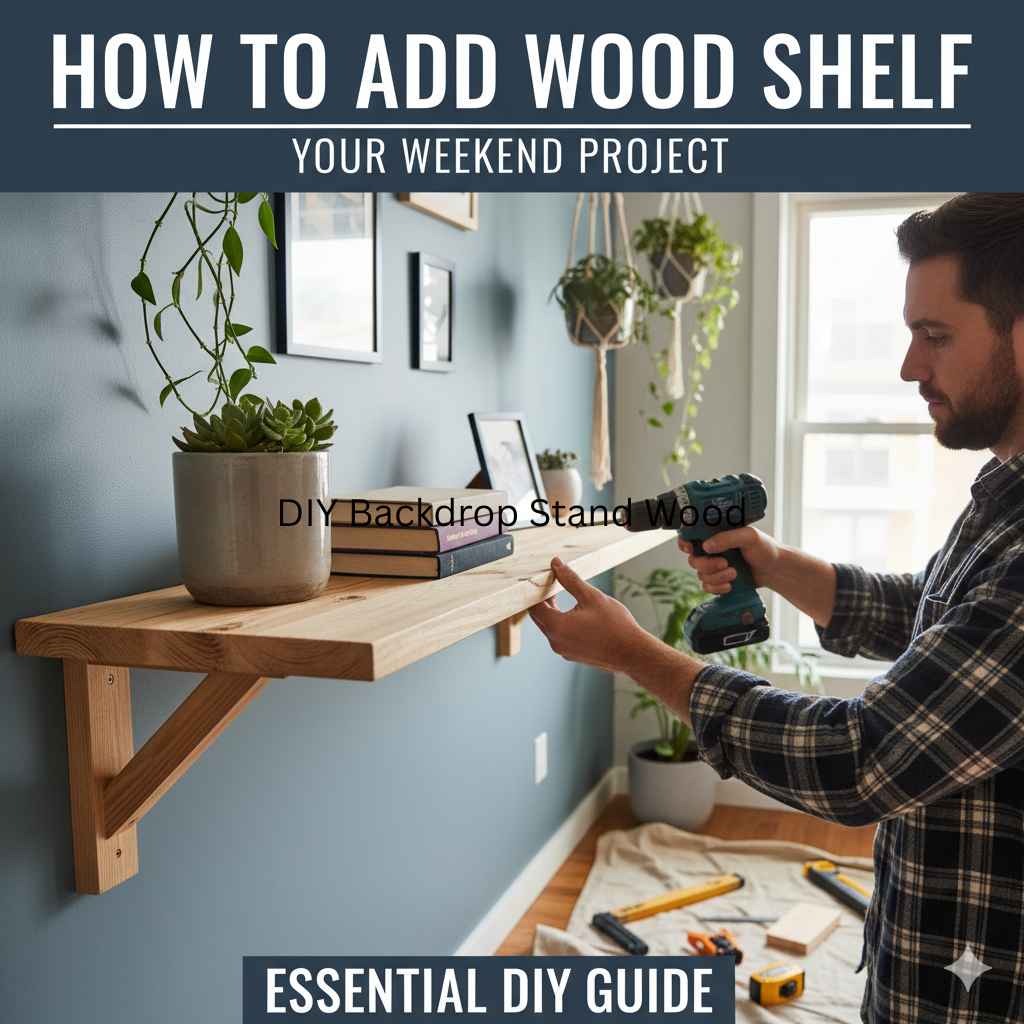 How to Add Wood Shelf