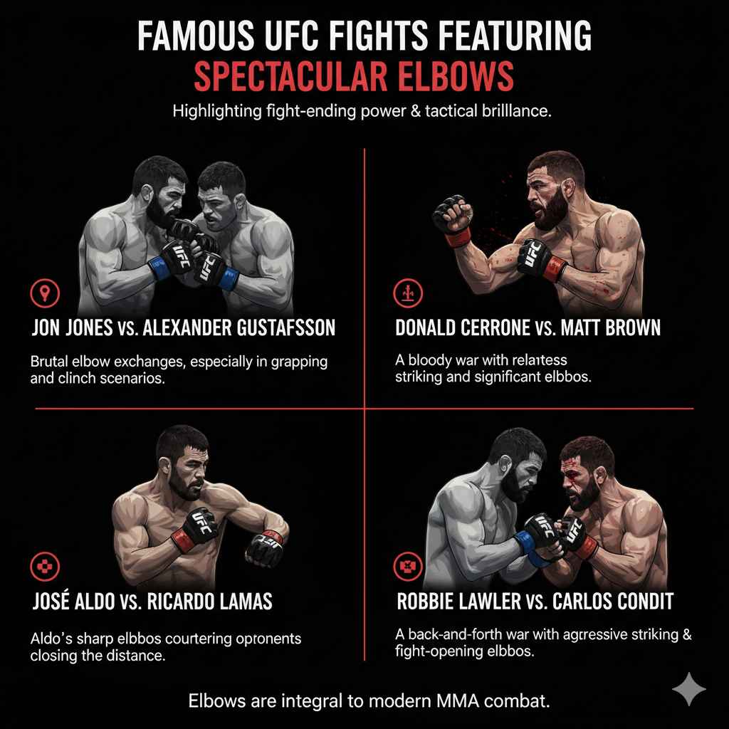 Famous UFC Fights Featuring Spectacular Elbows