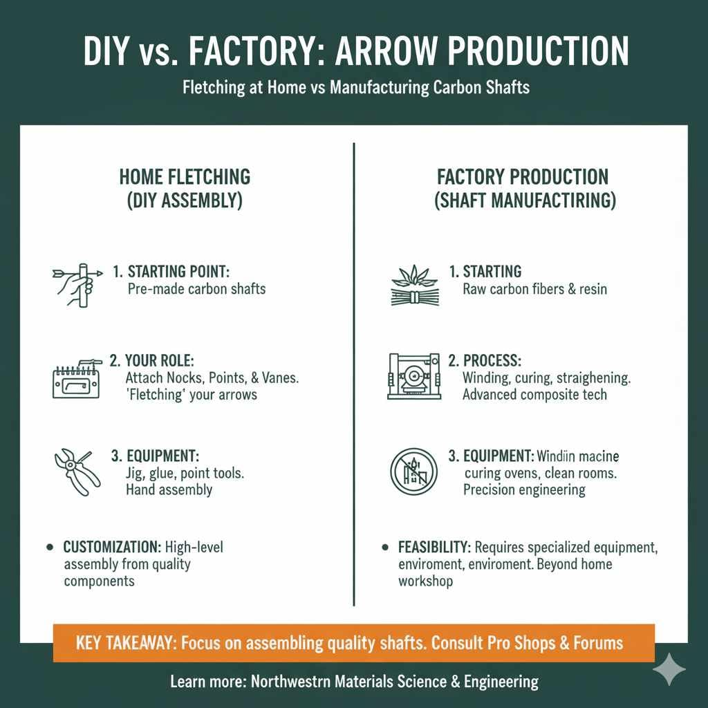DIY Arrow Building vs. Factory Production