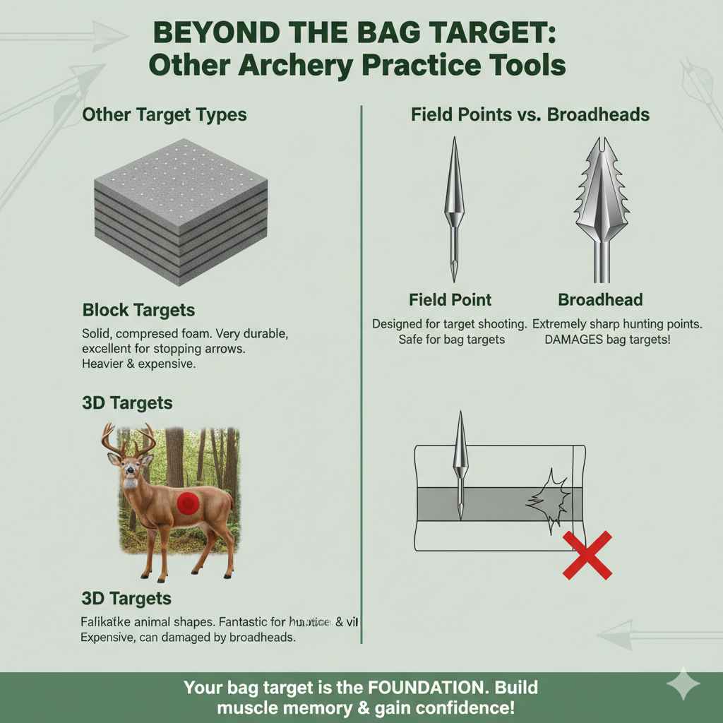 Beyond the Bag Target: Other Archery Practice Tools