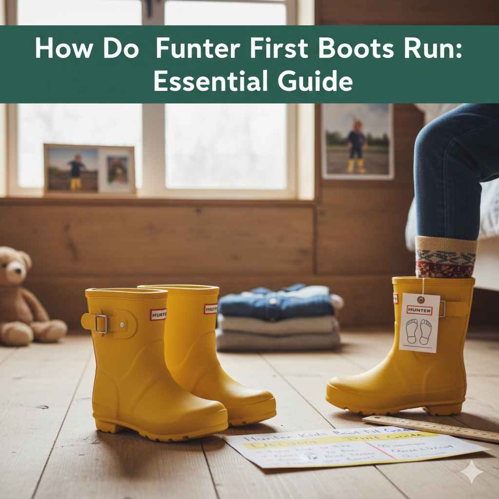 How Do Hunter First Kids Boots Run
