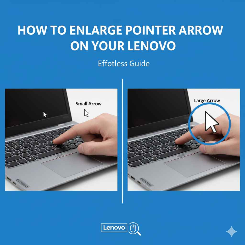 How Do I Enlarge Pointer Arrow On My Lenovo
