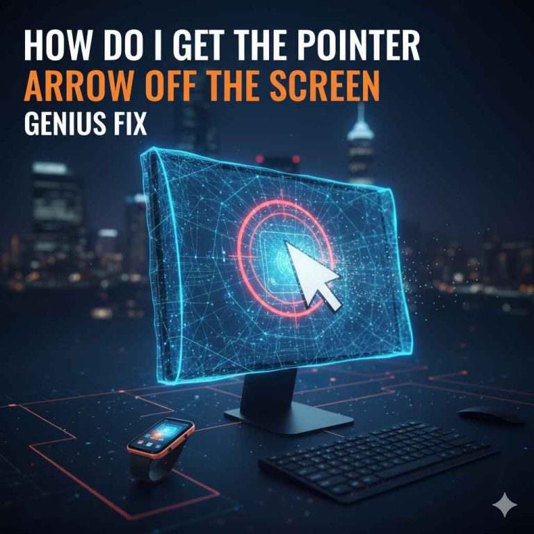 How Do I Get the Pointer Arrow Off the Screen