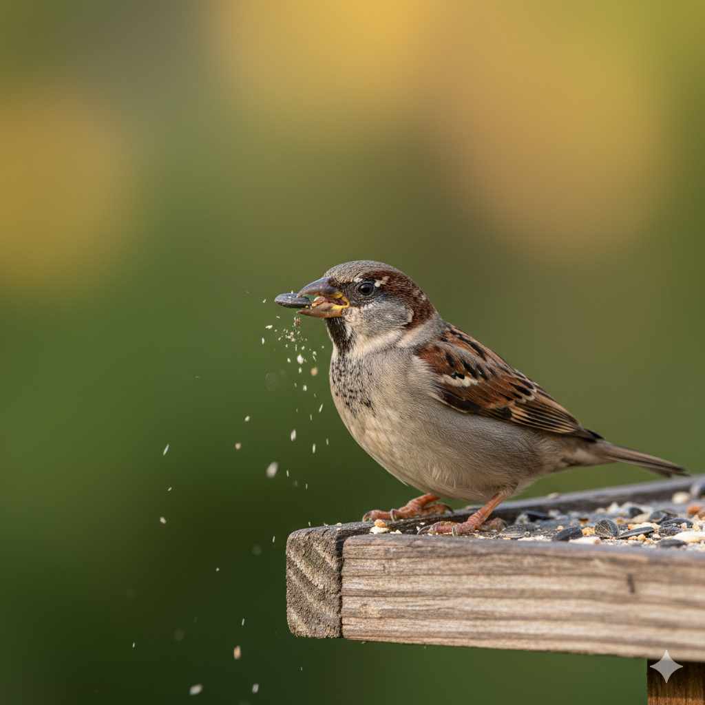 How Do Sparrows Eat