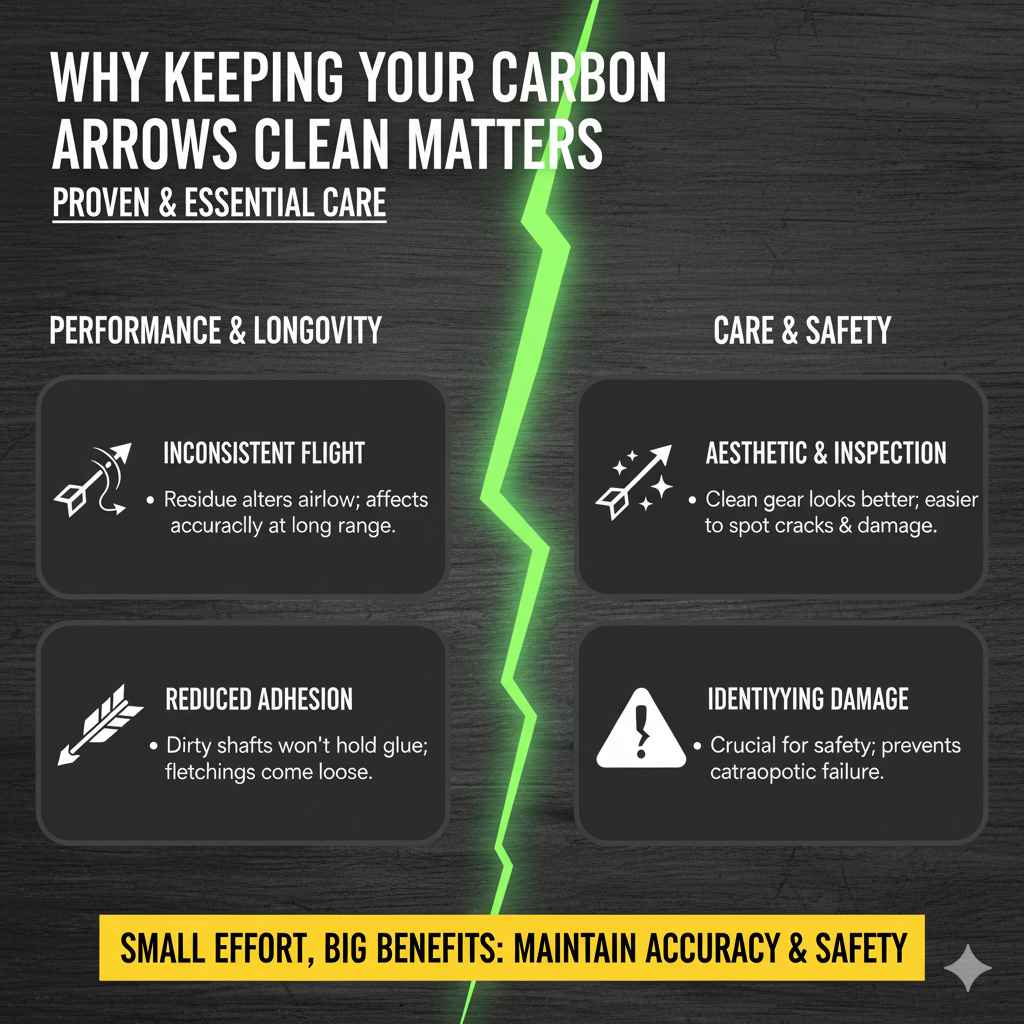 Why Keeping Your Carbon Arrows Clean Matters