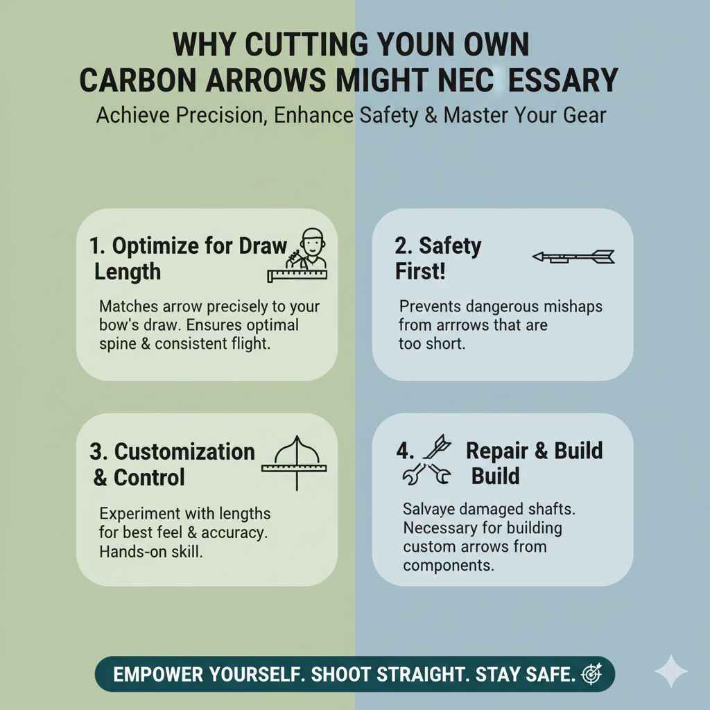Why Cutting Your Own Carbon Arrows Might Be Necessary