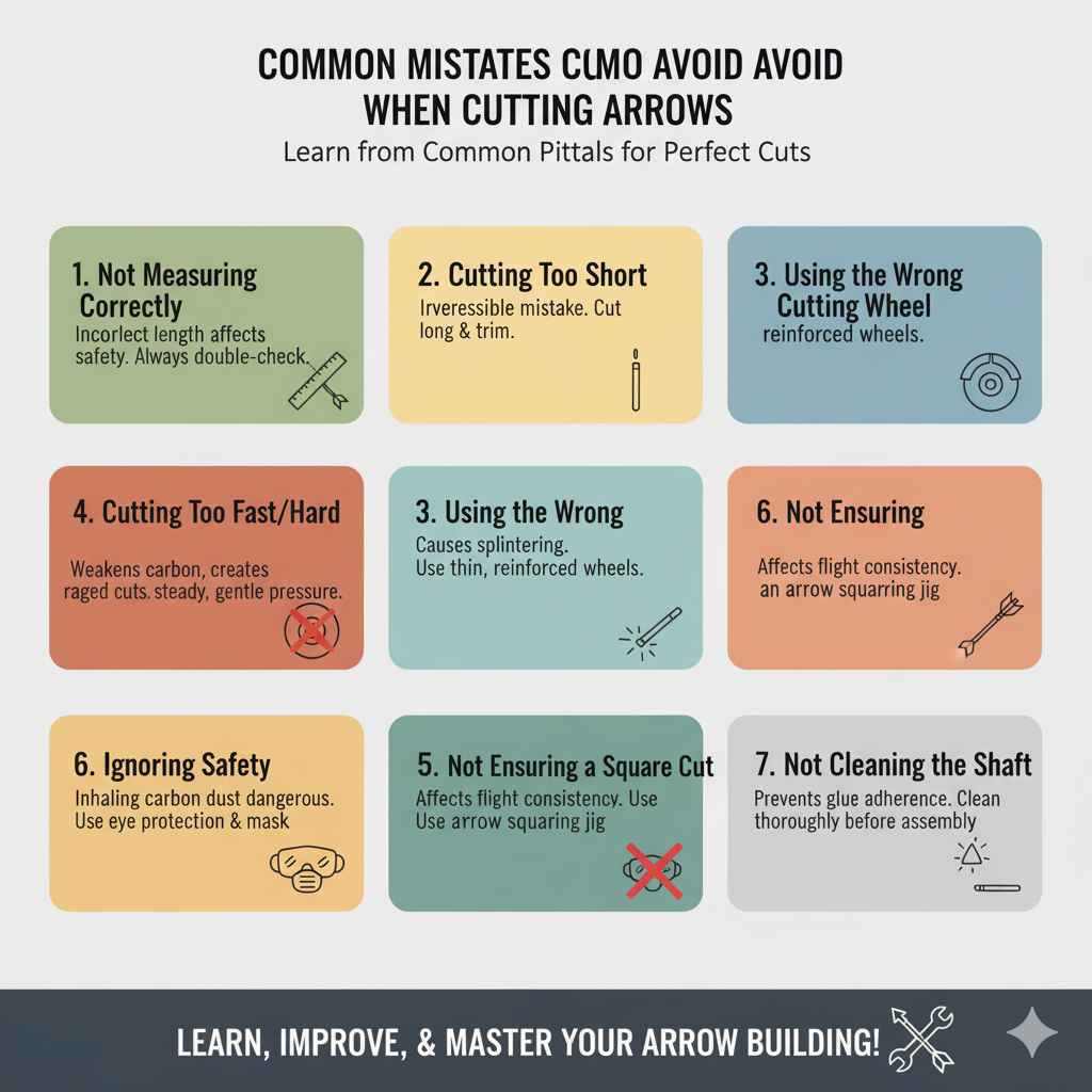 Common Mistakes to Avoid When Cutting Arrows