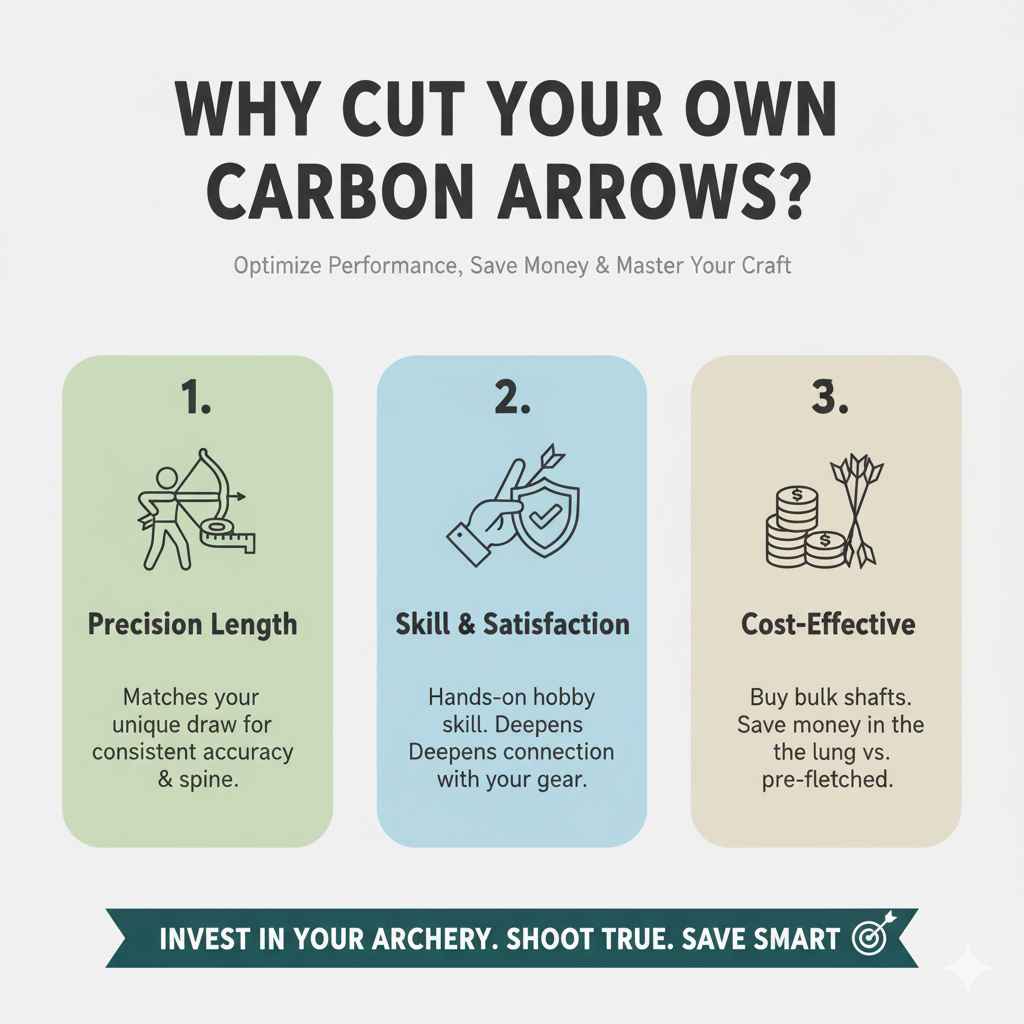 Why Cut Your Own Carbon Arrows?
