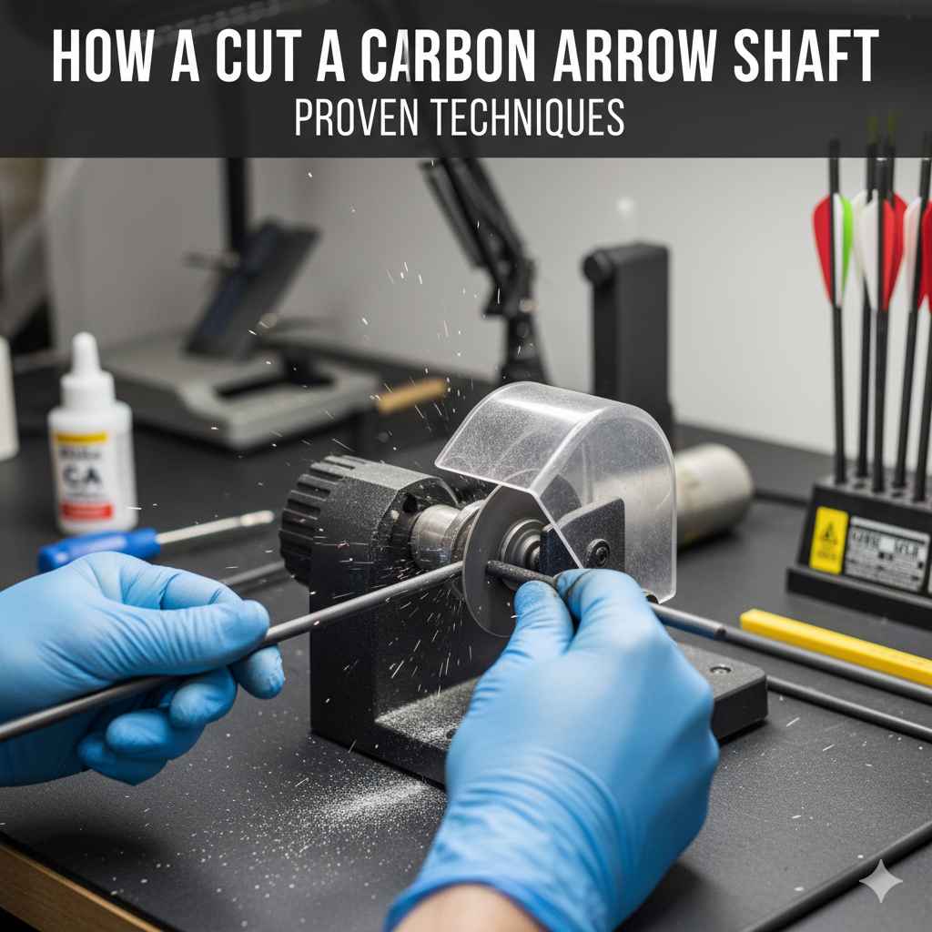 How to Cut a Carbon Arrow Shaft