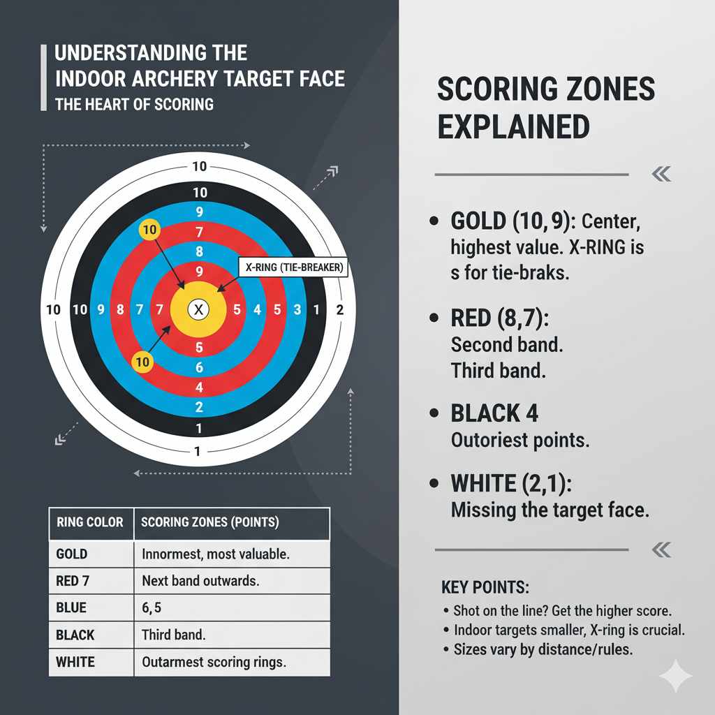 Understanding the Indoor Archery Target Face