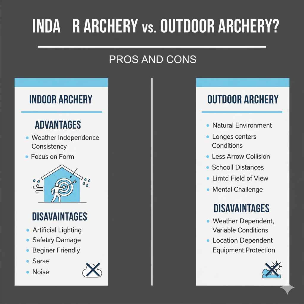 Indoor Archery vs. Outdoor Archery