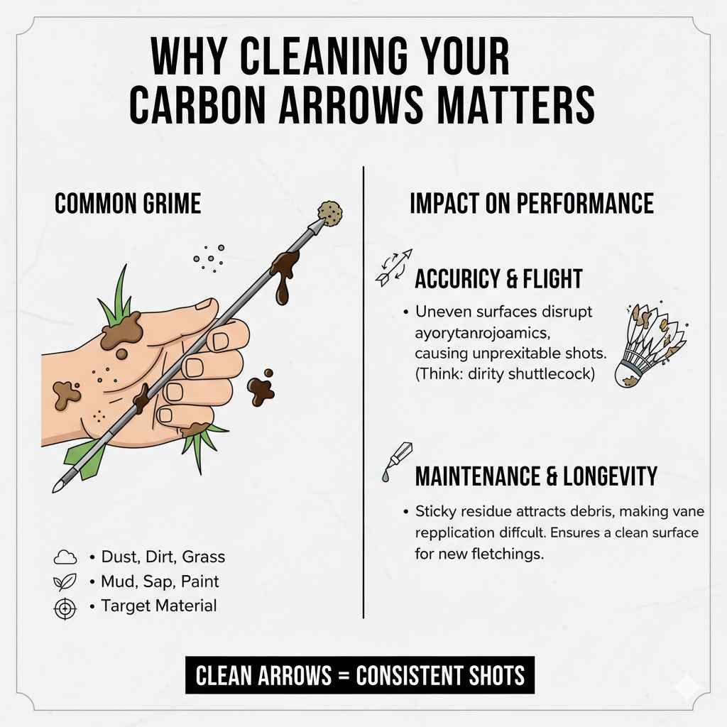 Why Cleaning Your Carbon Arrows Matters